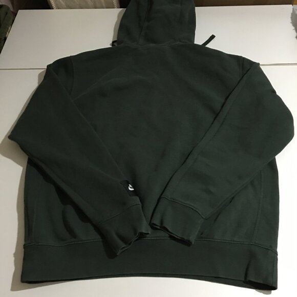 Nike Outlined Just Do It Mens medium Green Sweatshirt Hoodie - Picture 8 of 10